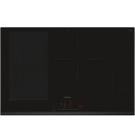 Siemens - table de cuisson induction 80cm 4 feux 7400w noir ex851hec1f
