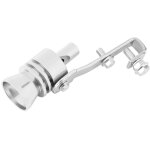 Sifflet turbo universel pour pot d'�chappement de voiture, quad, suv, accessoires auto (argent�)