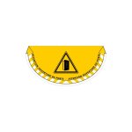 Signaletique. biz france - adhesif sol antiderapant signalisation attention ouverture de porte (g1373) ...