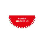 Signaletique. biz france - adhesif sol antiderapant signalisation ne rien stocker ici (g1267)