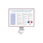 Signaletique. biz france - panneau affichage declaration des droits de l'homme (dev007) - aluminium 2 ...