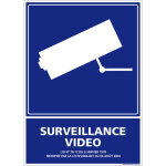 Signaletique. biz france - panneau information surveillance vid�o. signalisation information et vid�oprotectio ...