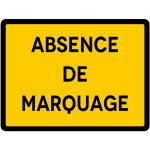 Signalisation de travaux temporaires panneaux de travaux temporaires. danger chantier temporaire - absence ...