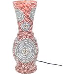 Lampe de bureau de meubles lampe marocaine lampes rouges 18x18x46cm 28550 - signes grimalt