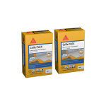Lot de 2 colles � carrelage sika sika ceram 200 flex - gris - 2, 5 kg