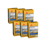 Sika - lot de 6 colles � carrelage ceram 200 flex - blanc - 2, 5 kg