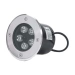 Spot led ext�rieur encastrable ip65 220v sol 5w 80� �130 - blanc froid 6000k - 8000k silamp