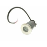 Spot led ext�rieur encastrable sol 12v 1w ip68 45� - blanc froid 6000k - 8000k silamp