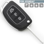 Boitier plip 3 boutons hyundai i10, i20, i40, ix35 et tucson