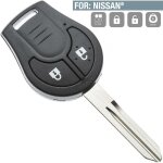 Boitier plip de remplacement 2 boutons nissan note et micra
