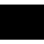 Silhouette ardoise ''carr�'' - feutre - craie inclus et kit velcro pour accrochage mural - 30x50cm - ...