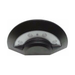 Applique murale led 4x1w ip44 demi lune silumen