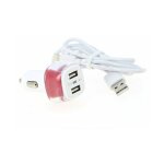 Chargeur allume - cigare 2 ports usb 2. 4a + cble - iphone silumen
