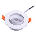 Silumen - spot led encastrable 7w blanc orientable 30� transformateur int�gr� - unit� / blanc neutre