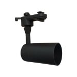 Spot led sur rail 80� monophas� pour ampoule gu10 - noir silumen