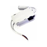 Transformateur led 220v 80v ip20 24w dc 300ma silumen