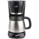 Silva schneider - silva homeline ka - t 4505 sw cafetire noir, inox nombre de tasse=10 verseuse thermofuge ...