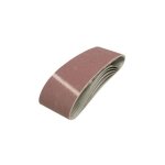 Bandes abrasives 75x533 - grain fin 120 - lot 5 Bandes abrasives 75x533 - grain fin 120 - lot 5