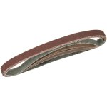 Bande abrasive de 13 x 457 - assortiment de 5 bandes lime electrique