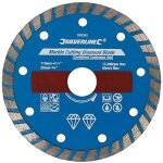 Silverline - disque diamant tres fin scie a carrelage 110x20x7x1. 6 pour coupe sec et eau