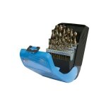 Silverline - forets hss m35 cobalt 5% de 1  13 mm coffret de 25 forets