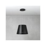 Silverline - hotte cuisine en �lot pure plus noir mat 50 cm