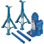 Oc - pro - lot pour auto chandelles pliantes et cric bouteille 2t Oc - pro - lot pour auto chandelles pliantes et cric bouteille 2t