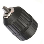 Silverline - mandrin de perceuse 10 mm sans cle a serrage manuel filetage 3 / 8 - 24 unf Silverline - mandrin de perceuse 10 mm sans cle a serrage manuel filetage 3 / 8 - 24 unf