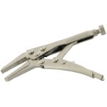 Pince �tau autobloquante � long bec - 125 mm - silverline