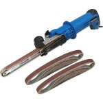 Silverline - ponceuse, lime electrique bande etroite + 10 bandes abrasives
