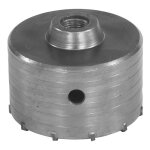 Scie cloche trepan tct de 100 mm tranchants en carbure 1 / 2 bsp Scie cloche trepan tct de 100 mm tranchants en carbure 1 / 2 bsp