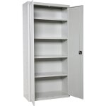 Simonlocker armoire en mtal avec 4 tagres (180x80x40cm) pr - laqu gris