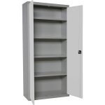 Simonrack - armoire métallique balai 1800x600x400 mm, 2 porte, 4 Étagères, gris / blanc - simonlocker ... Simonrack - armoire métallique balai 1800x600x400 mm, 2 porte, 4 Étagères, gris / blanc - simonlocker ...