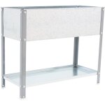 Simonrack - carr� potager simon rack simongarden urban top 85x120x60 gris galva 200l