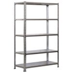 Simonrack - etagre 5 niveaux kit simonclick plus 5 / 500 galva / galva 2000x1000x500mm