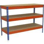 Simonrack �tag�re industrialis�e bleu et orange robuste