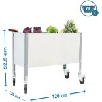 Simonrack kit simongarden carr� potager gris galvanis�