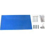 Panneau mural perforé porte outils, jeu de 17 crochets, 400x1200x35 mm, bleu - simonwork - simonrack Panneau mural perforé porte outils, jeu de 17 crochets, 400x1200x35 mm, bleu - simonwork - simonrack