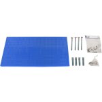Panneau mural perfor� porte outils, jeu de 25 crochets, 400x1500x35 mm, bleu - simonwork - simonrack