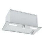 Simplica hotte aspirante encastrable 52 cm 400 m / h led inox argent
