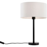 Simplo shade - lampe de table avec abat - jour - 1 lumi�re - l 35 cm - noir - moderne - �clairage int�rieur ...