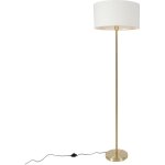 Simplo stof - lampadaire avec abat - jour - 1 lumi�re - h 170 cm - dor� / laiton - design, moderne - ...