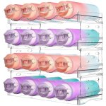 Range bouteille casier � bouteilles, range bouteille vin, rangement bouteille porte - canette transparent ...