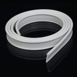Joint de pare baignoire 19 x 1200 mm - gris - pour portes pliantes - en caoutchouc souple - tanchit ...