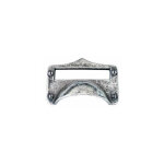 Siro - poignée coquille porte étiquette zamac - décor : argent - hauteur : 62 mm - largeur : 83 mm - ... Siro - poignée coquille porte étiquette zamac - décor : argent - hauteur : 62 mm - largeur : 83 mm - ...
