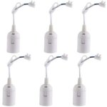 Six douilles � vis e27 pour ampoules de plafond, adapt�es aux chantiers de construction support de luminaire ...
