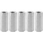 Sjlerst - 5pcs �crou manchon acier carbone m12, manchon hexagonal m12 50, ecrou long m12 de connecteur ...