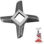 Sjlerst - couteau pour hachoir � viande professionnel en acier inoxydable, remplacement de lames de hachoir ...
