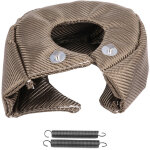 Sjlerst - ej. life turbo, bouclier thermique turbo isolant couvercle de turbine en fibre de titane turbocompre ...