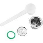Sjlerst - jeffergarden capsule de caf� r�utilisable rechargeable en acier inoxydable compatible avec ...
